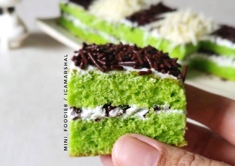 {Resep Bolu pandan lembut Legit dan Nikmat