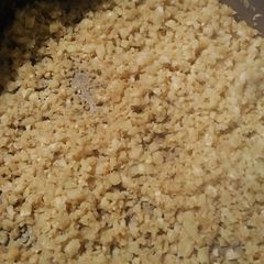 A picture of Garlicky Cauliflower "rice".