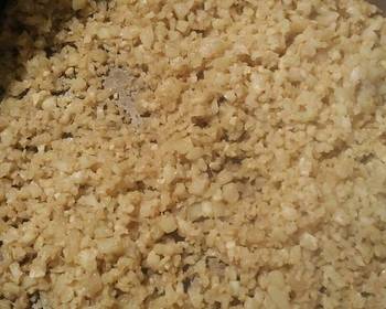 Fresh, Prepare Recipe Garlicky Cauliflower rice Restaurant Style