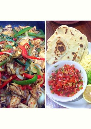 Foto resep Chicken fajitas / Ayam fajitas