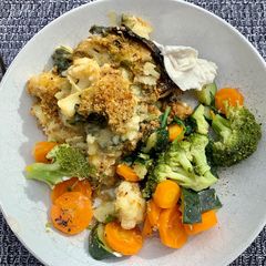 A picture of Vegan cauliflower cheeze.