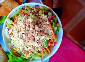 Hình của món Nộm rau tiến vua chay.