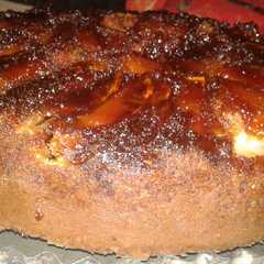 Una foto de Tarta de Manzana invertida en 3 pasos ! 🍎