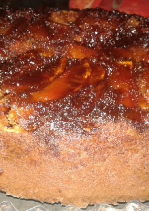 Una foto de Tarta de Manzana invertida en 3 pasos ! 🍎