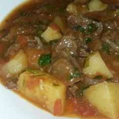 A picture of Mutton stew.