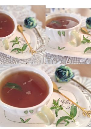 عکسی از دستور دم‌نوش چای نعناع🌱