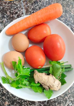 Foto resep Sup tomat + telur lezat untuk orangtua dan anak