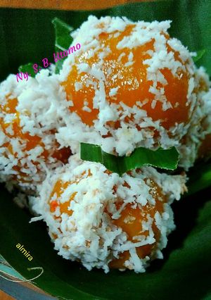 Foto resep 🌺 Klepon Waloh (labu kuning) 🌺