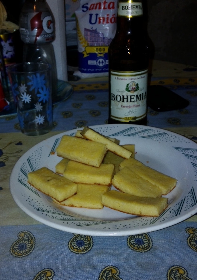 Una foto de Fainá de Queso