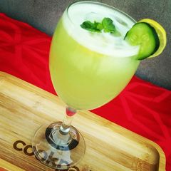 A picture of Cucumber Juice💚.