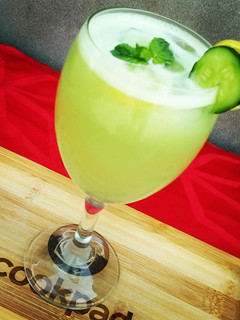 A picture of Cucumber Juice💚.