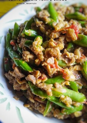 Foto resep Tumis Buncis Tempe Langu