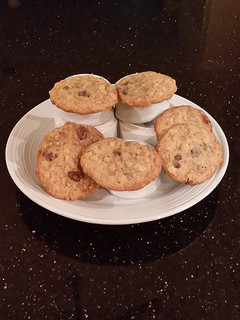 A picture of Toffee Oatmeal Cookies.