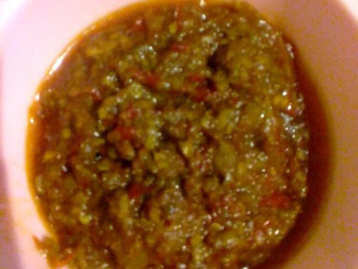 Langkah Gampang Membikin Resep Sambal terasi goreng yang Uenak Anti Ribet, Lezat