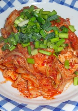 A picture of Quick Budget Dish Chicken Kimchi.