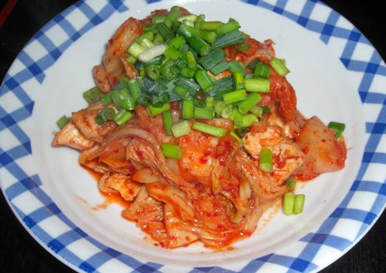 Steps to Make Speedy Quick Budget Dish Chicken Kimchi