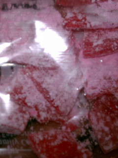 A picture of Cinnamon Rock Candy.