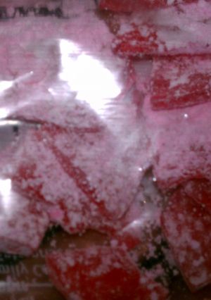 A picture of Cinnamon Rock Candy.