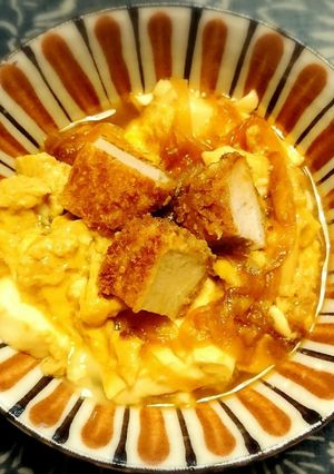 A picture of Tofu Katsu Donburi (with Firm Tofu).