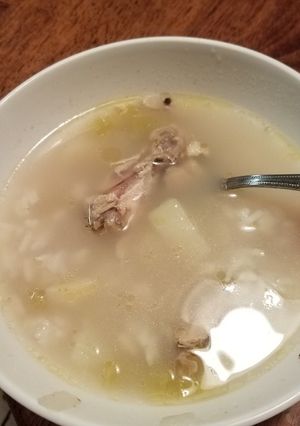 A picture of Jenny Chicken Souse.
