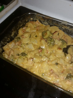 A picture of Loaded potato casserole.