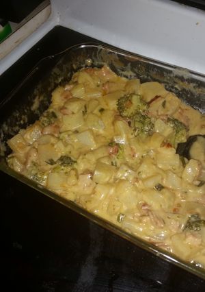 A picture of Loaded potato casserole.