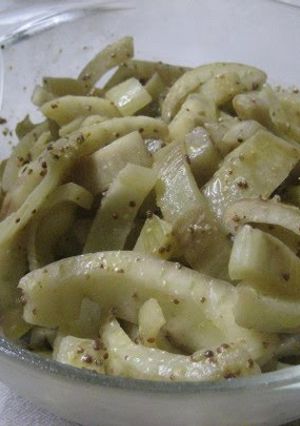 A picture of Fennel with Grainy Mustard.