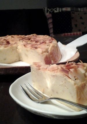 A picture of Sweet Potato Cream Cheesecake.