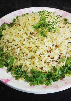 A picture of Jeera Rice.