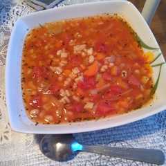 Une photo de Minestrone aux crozets