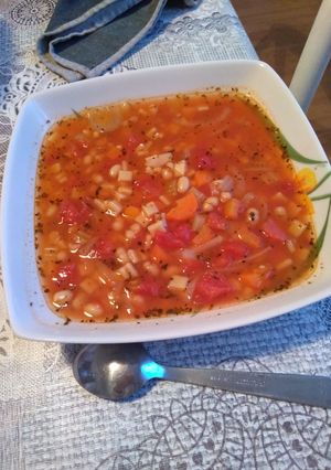 Une photo de Minestrone aux crozets