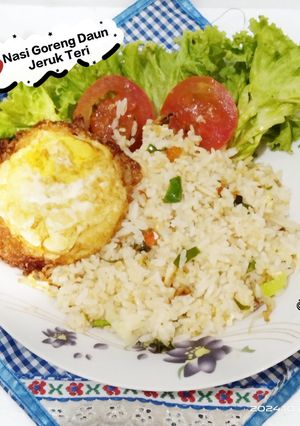 Foto resep Nasi Goreng Daun Jeruk Teri