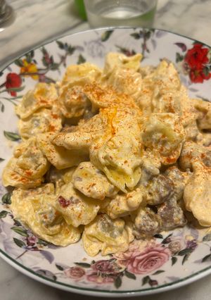 Foto di Tortellini con salsiccia panna e nduja