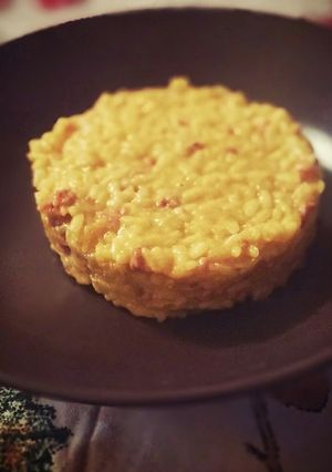 A picture of Italian Sausage risotto.