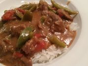 A picture of pepper steak