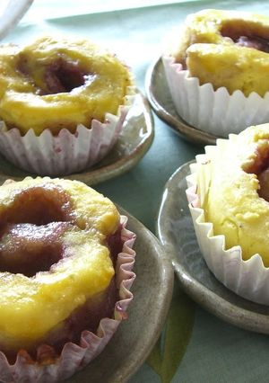A picture of Sweet Potato Jam Rolls.
