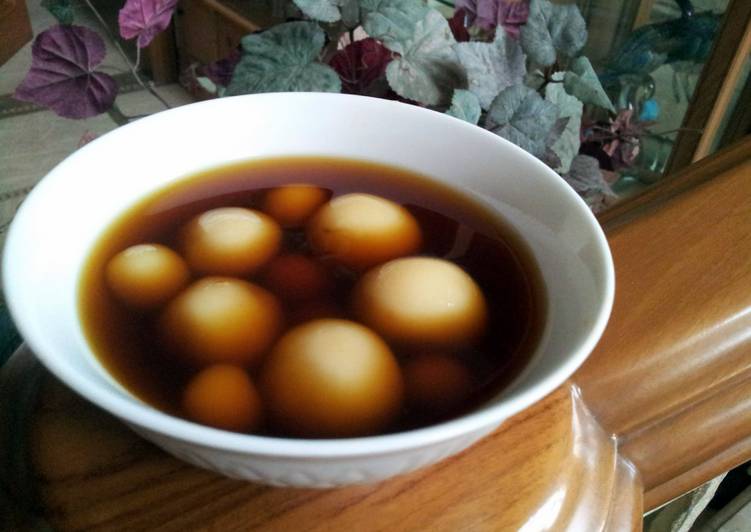 How to Make Favorite Wedang Ronde Jahe - Traditional Dumplings with Ginger Broth