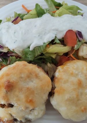 Töltött gombafejek recept fotója