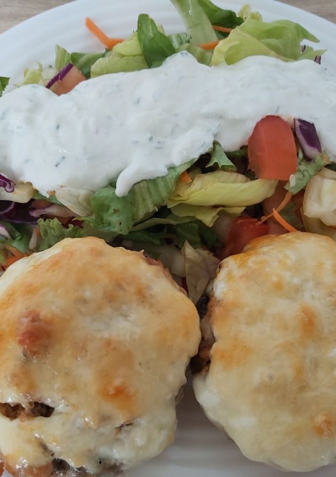 Töltött gombafejek recept fotója