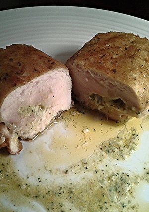 A picture of Chicken Kiev.