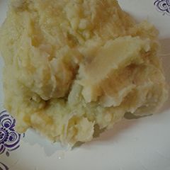 Mashed Malanga root A picture of Mashed Malanga root.