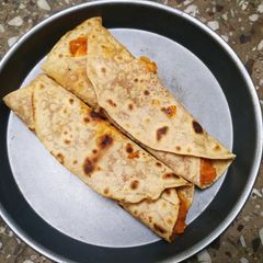 Gravy Paneer Frankie A picture of Gravy Paneer Frankie.