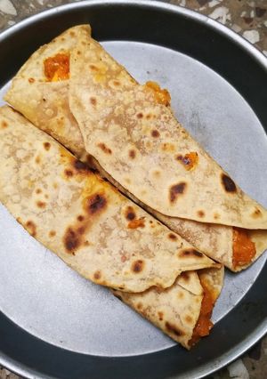 A picture of Gravy Paneer Frankie.