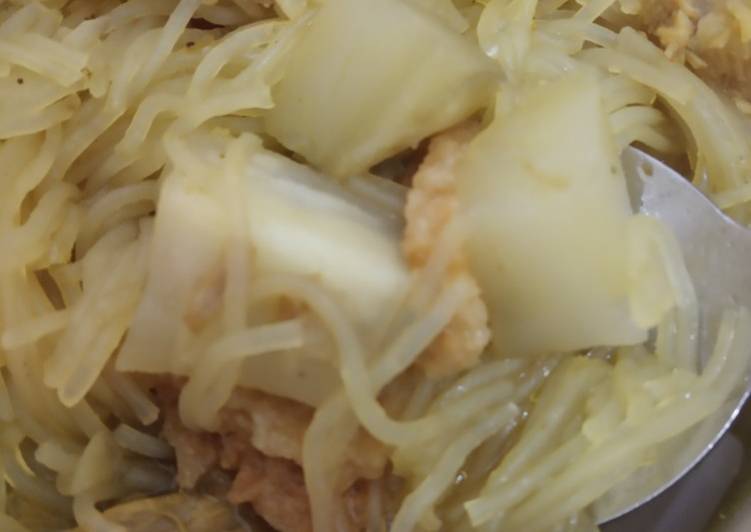 Resep Bihun Ubi Kuah Soto Lezat