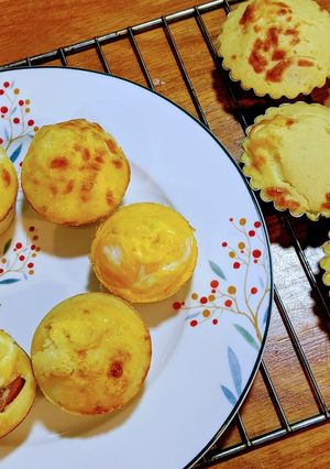 Hình của món Bánh mì trứng mềm thơm siêu nhanh.