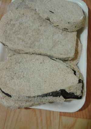 Una foto de Milanesas de berenjenas o de zapallitos