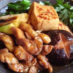 A picture of Sweet/Salty Sukiyaki Style Chicken In Less Than 15 Minutes.