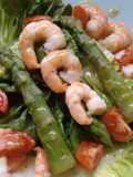 Vickys Prawn & Asparagus Salad, GF DF EF SF NF