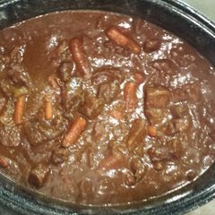 A picture of Beef and Guinness Stew.