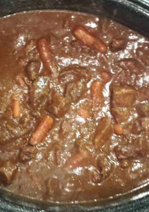 A picture of Beef and Guinness Stew.